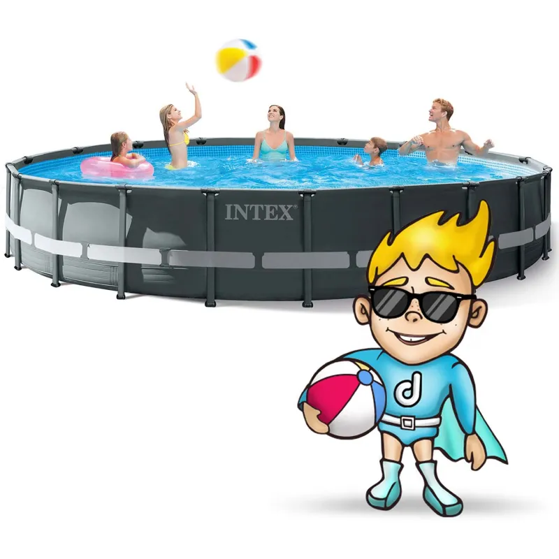 Outdoor garden frame pool 610 x 122 cm, perfect for summer fun