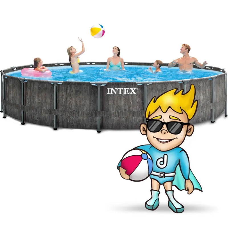 Large frame pool 549 x 122 cm, great for summer fun in the garden