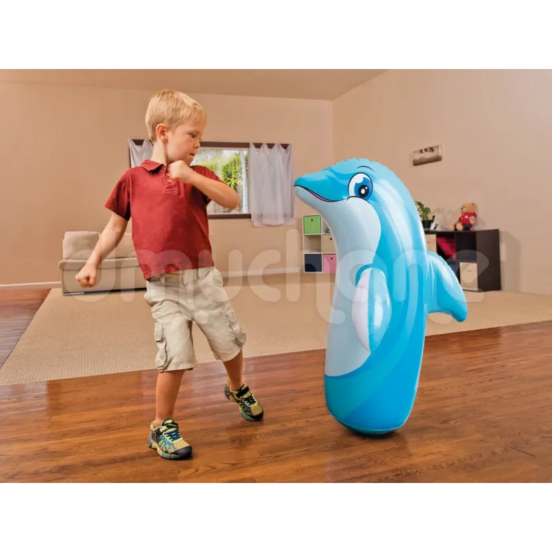 Inflatable dolphin rocker INTEX 44669, perfect for pool or beach fun
