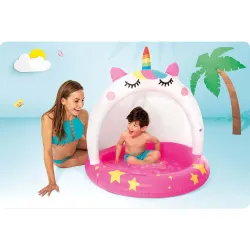 Perfect inflatable pool for garden or beach, 102 x 102 cm, for young children