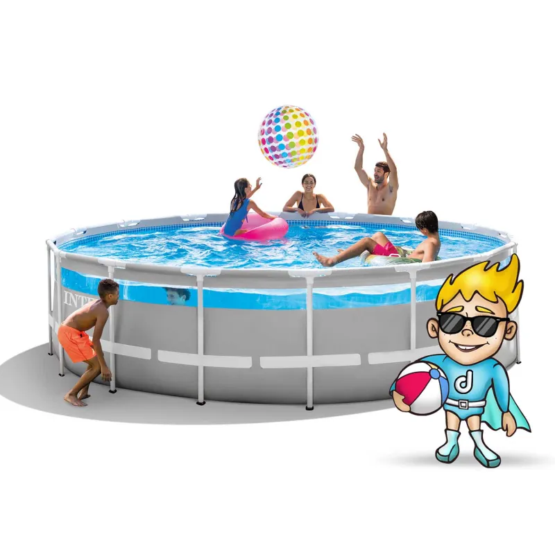 Modern garden frame pool 488 x 122 cm, perfect for relaxation and fun