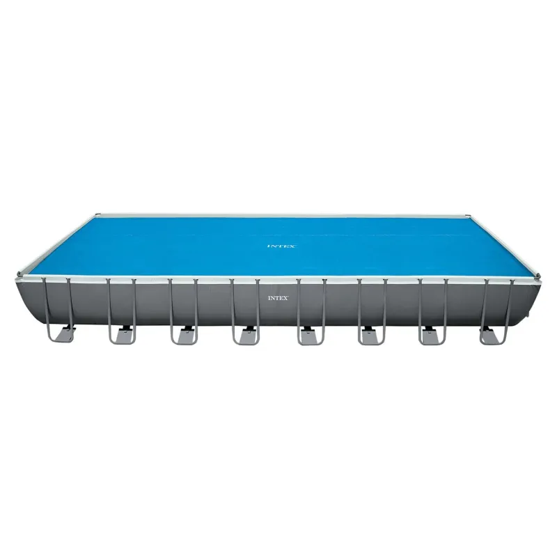 Pool cover in blue, perfect for summer use