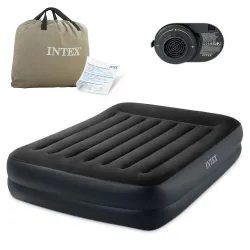 Inflatable Airbed 203x152x42 cm with Built-in Electric Pump INTEX 64124