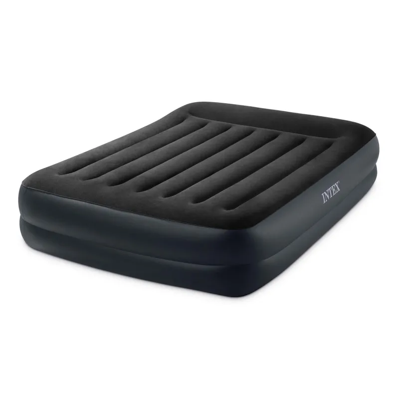 Soft and comfortable inflatable airbed 203x152x42 cm, perfect for overnight guests