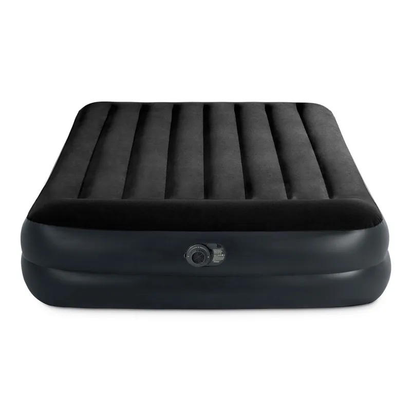 Inflatable airbed 203x152x42 cm, great for outdoor use like gardens or beaches