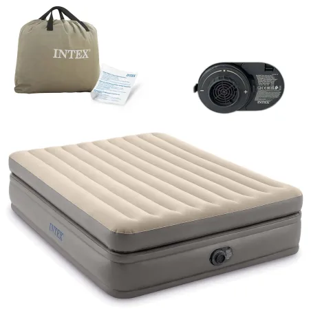 Double inflatable airbed with built-in electric pump INTEX 64164ND