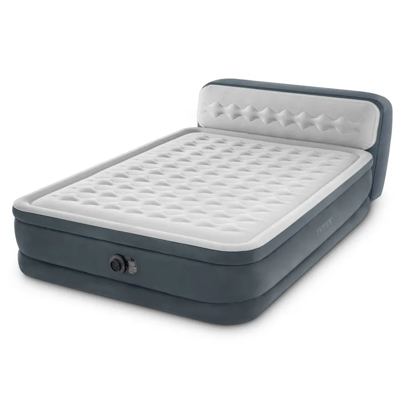 Inflatable airbed perfect for camping, easy to transport and store