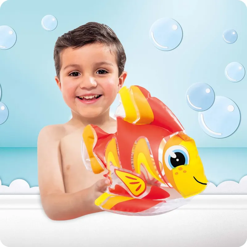 Colorful fish bath toy, great fun for the bathtub or pool