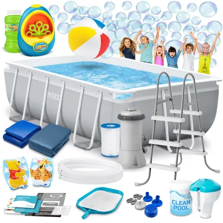 Garden frame pool 300 x 175 x 80 cm, perfect for summer fun in your backyard
