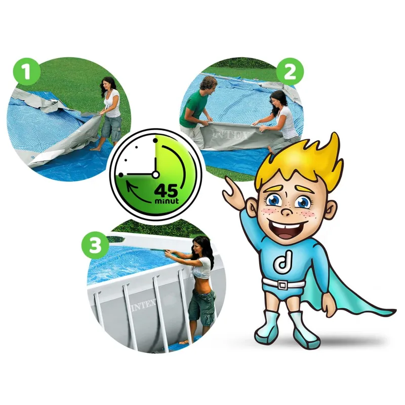 Perfect pool for children's fun in the garden, providing joy during summer