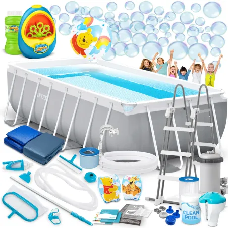 Garden frame pool 488 x 244 x 107 cm, perfect for outdoor fun, durable design