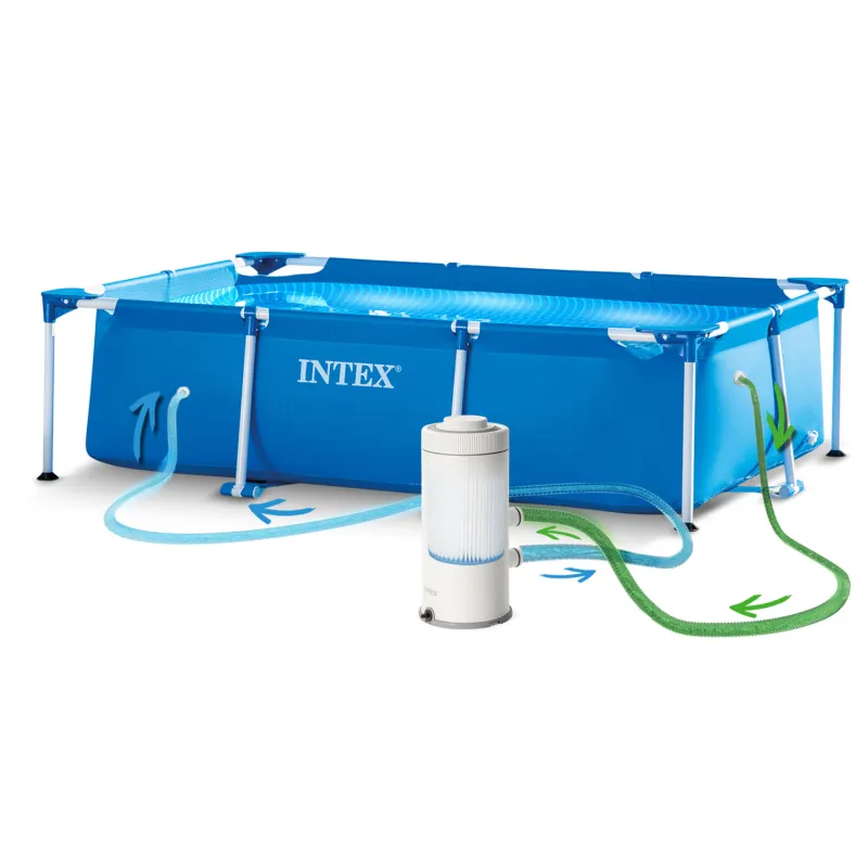 Modern 300 x 200 x 75 cm frame pool, perfect for kids and family fun