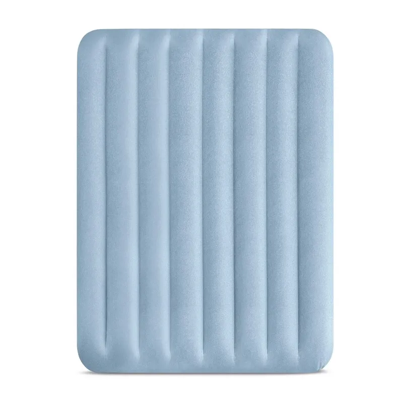 Inflatable airbed for outdoor use, perfect for relaxation in the garden