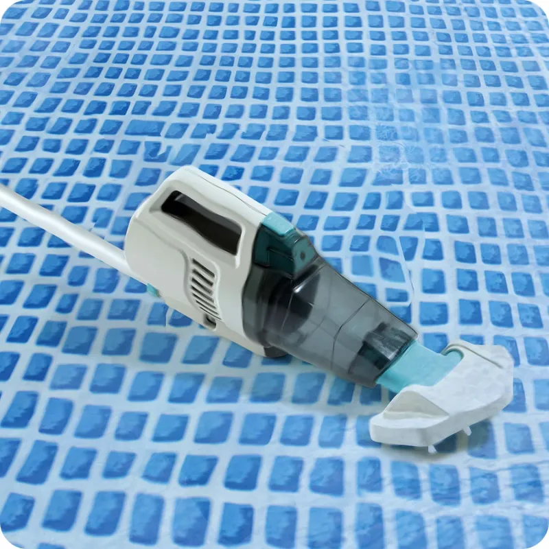 INTEX 28626 battery-powered pool vacuum, perfect for garden use