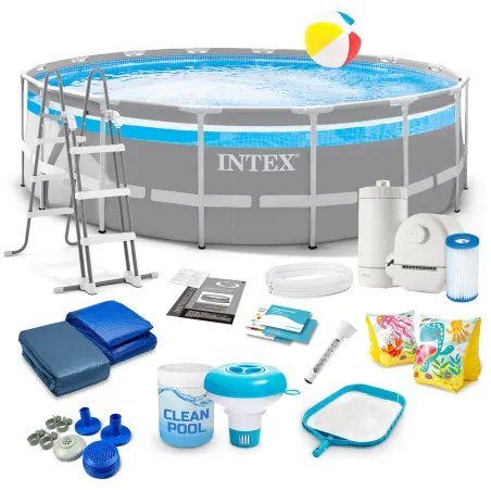 Garden frame pool 488 x 122 cm, perfect for outdoor fun, made of durable material