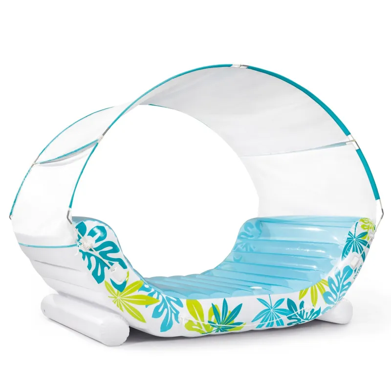 Inflatable island 224 x 150 cm for kids and adults to enjoy together