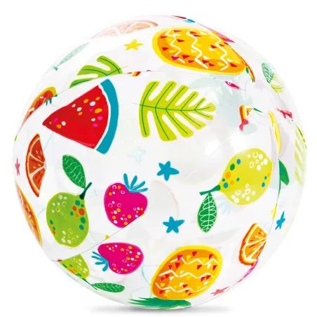 Inflatable fruit beach ball 51 cm INTEX 59040, perfect for summer fun at the beach
