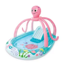Durable PVC octopus inflatable playground, water attractions