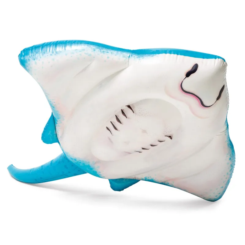 Inflatable stingray airbed perfect for the beach or pool for kids and adults