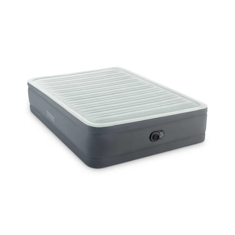 Inflatable airbed 203x152x46 cm, great for bedroom use or trips away