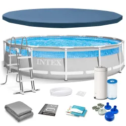 12-in-1 garden frame pool 427 x 107 cm for outdoor fun