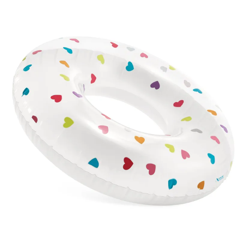 Heart swimming ring, damage-resistant, 81 cm long