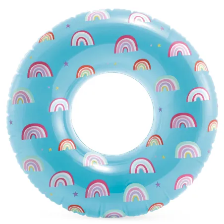 Rainbow swimming ring 81 cm, vibrant, perfect for pool fun