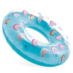 Colorful 81 cm swimming ring, great for water play