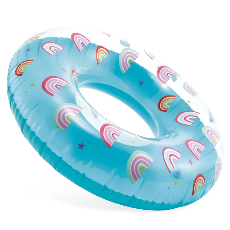 Colorful 81 cm swimming ring, great for water play