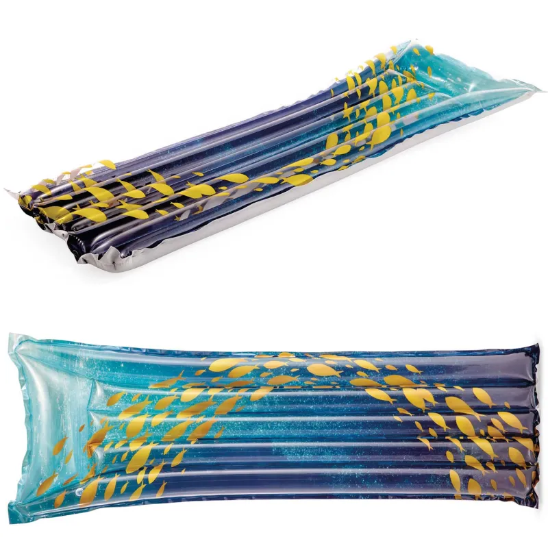 Fish-shaped swimming mattress, perfect for water fun