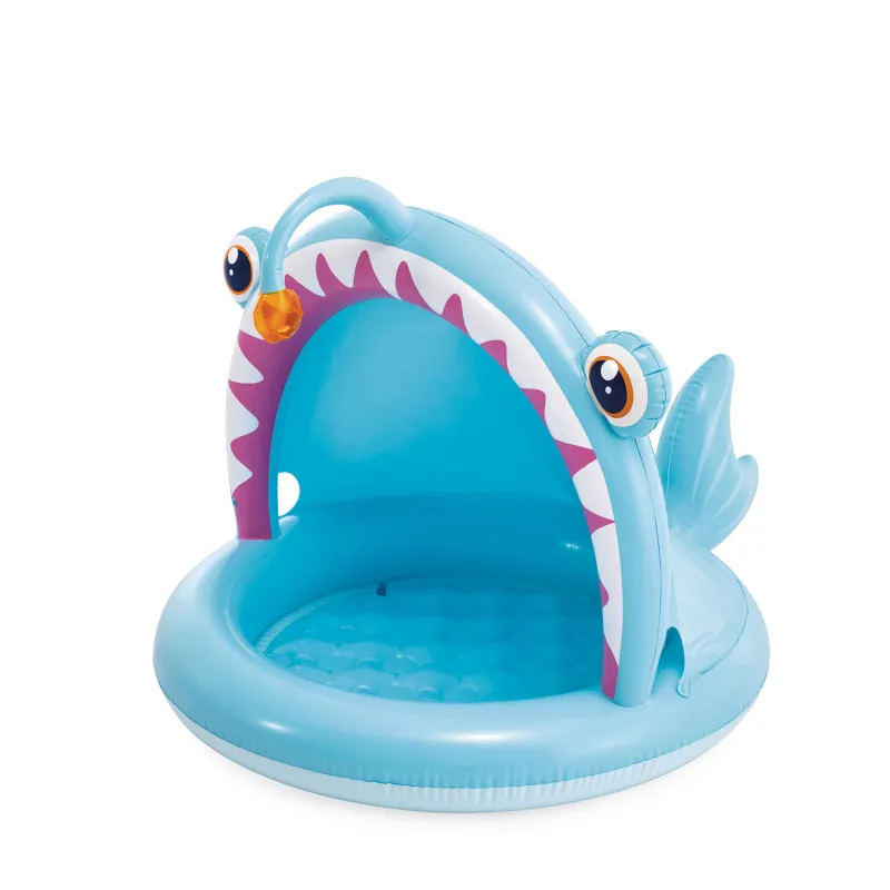 Fishing Angler Baby Pool with Canopy 102 x 94 cm, perfect for garden playtime for kids