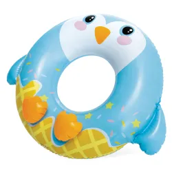 Durable 81 cm penguin swimming ring, perfect for kids