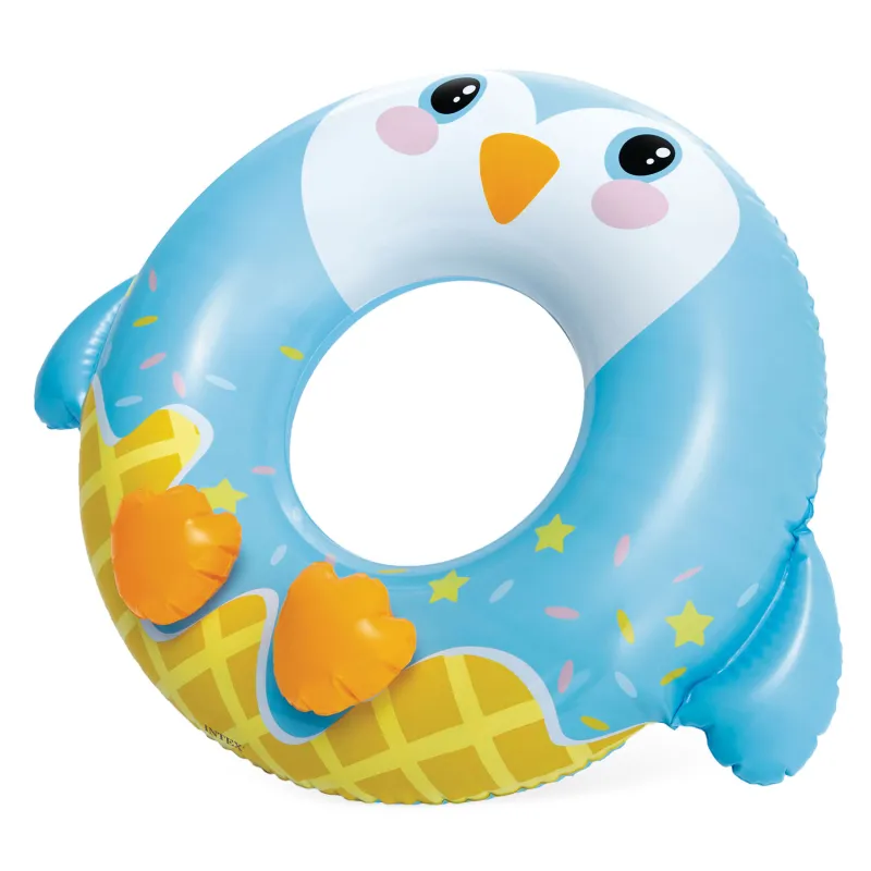 Durable 81 cm penguin swimming ring, perfect for kids