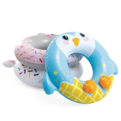 Penguin swimming ring 81 cm, great for pool fun