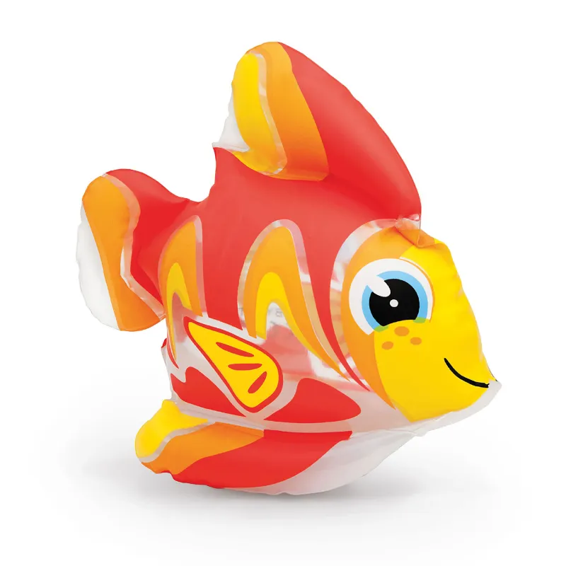 Inflatable fish bath toy INTEX 59590, colorful water play accessory