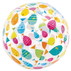 Inflatable beach ball cheerful fish 51 cm INTEX 59040