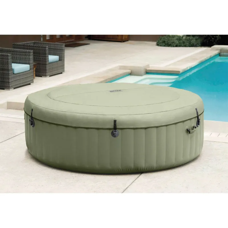Inflatable SPA with hydromassage, stylish design, perfect for outdoor use