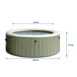 Inflatable SPA with hydromassage, excellent for family and friends gatherings