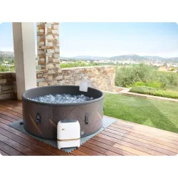 Colorful SPA headrest, perfect for relaxation in a hot tub
