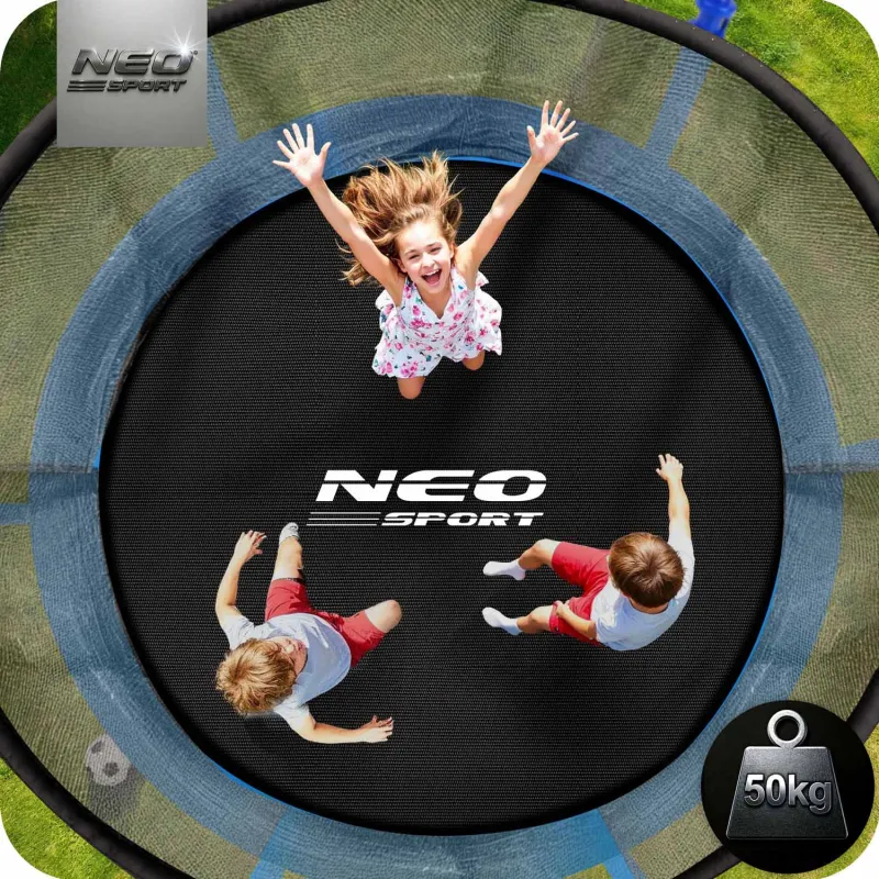 Durable 6ft garden trampoline, safe for children to play