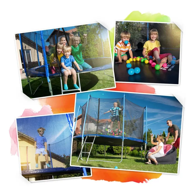 6ft Garden Trampoline with Sturdy Frame and Safety Net