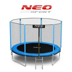 6ft Garden Trampoline with Easy Access Ladder for Safe Use