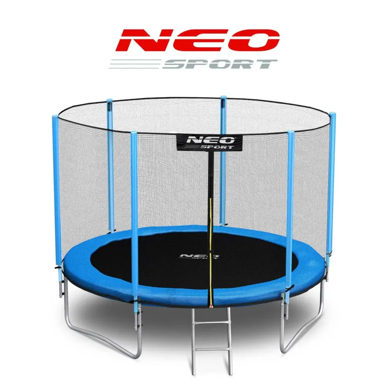 6ft Garden Trampoline with Easy Access Ladder for Safe Use