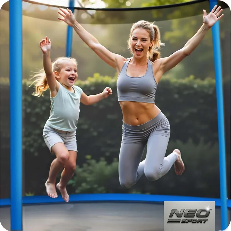 8ft garden trampoline, ideal for outdoor entertainment and fitness