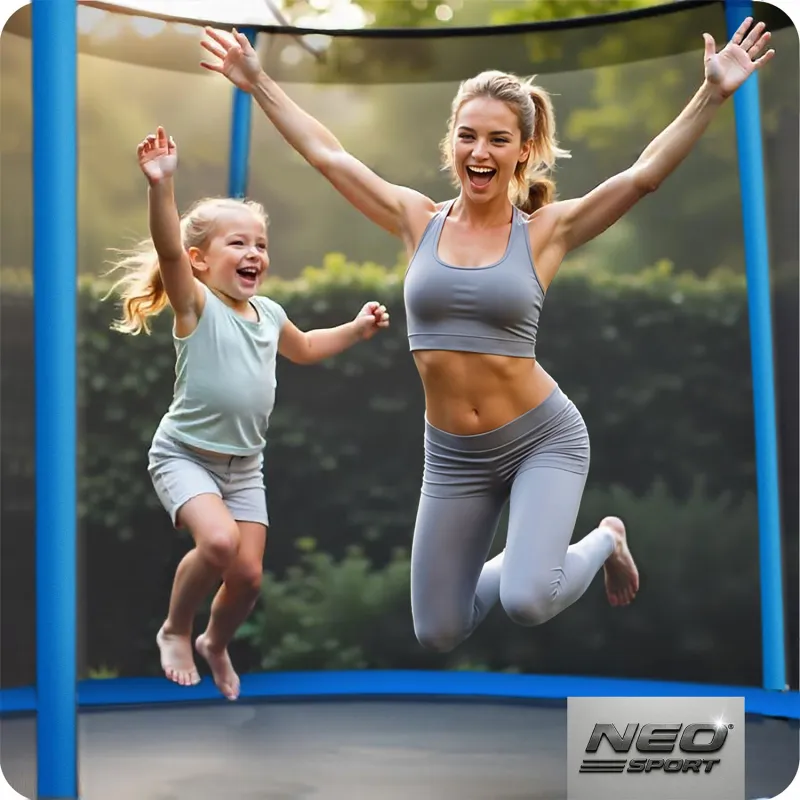 8ft garden trampoline, great for outdoor activities and exercise