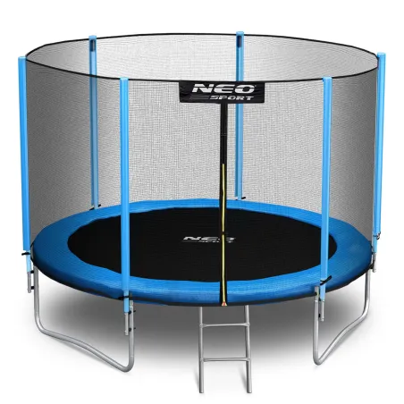 Garden trampoline 10ft with safety net and ladder, perfect for outdoor fun
