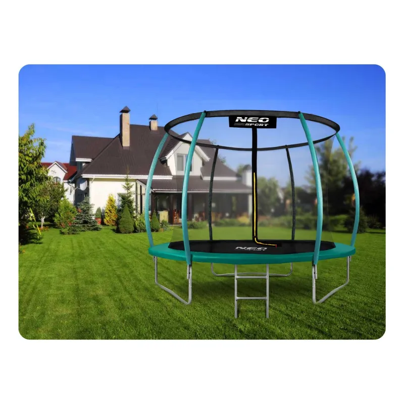 8ft garden trampoline, colorful, perfect for outdoor fun