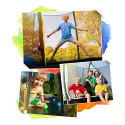 10ft garden trampoline, great for garden fun, suitable for both kids and adults