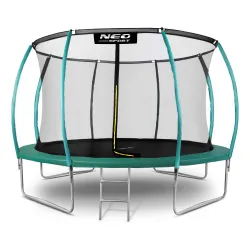 14ft garden trampoline made from durable weather-resistant material for long-lasting use