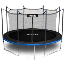 Durable garden trampoline 13ft with strong material for safe bouncing